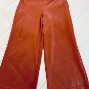 LOFT Terracotta color  Wide-Leg Pants